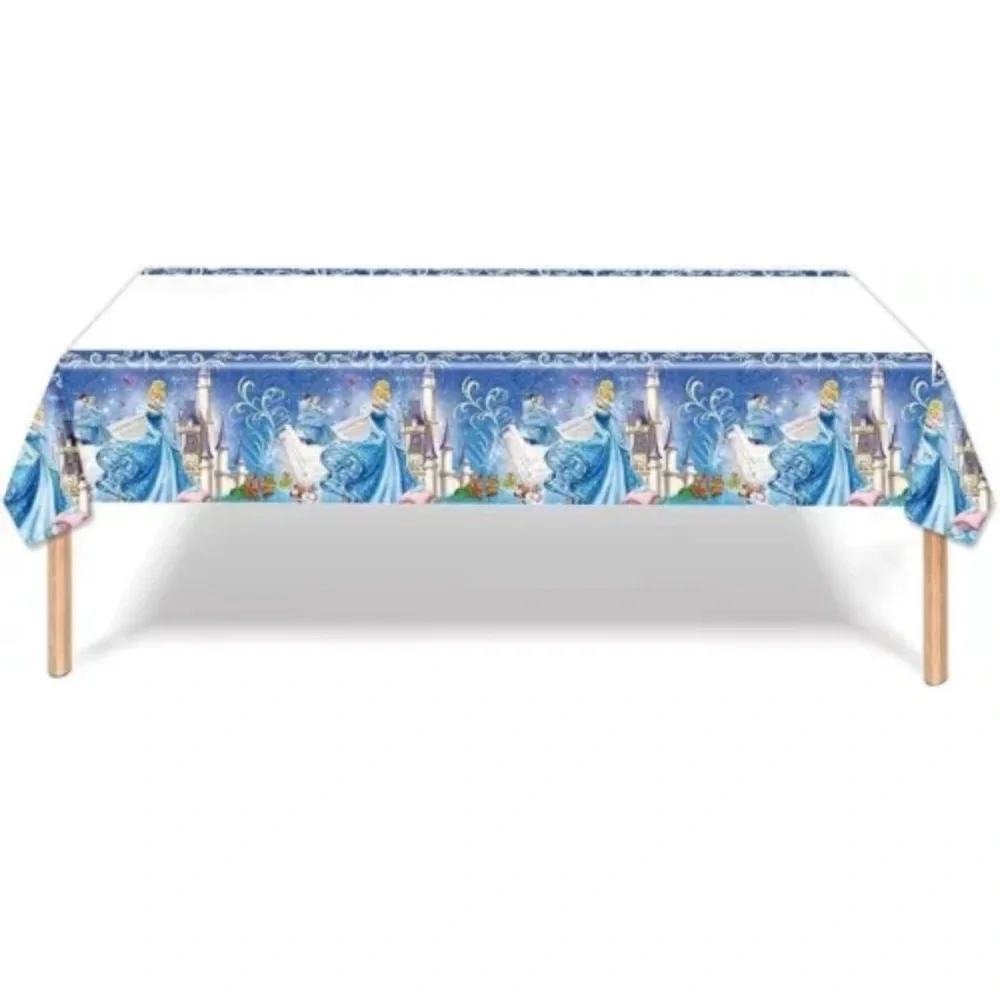 #3 - Disney Cinderella Birthday Party Supplies Plates/Napkins/Cups/Table Cloth